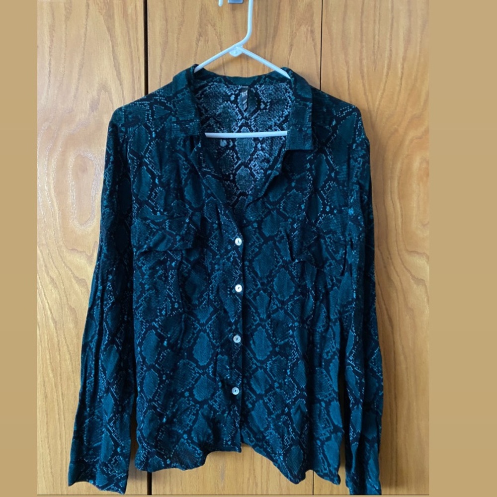 Snake print shirt